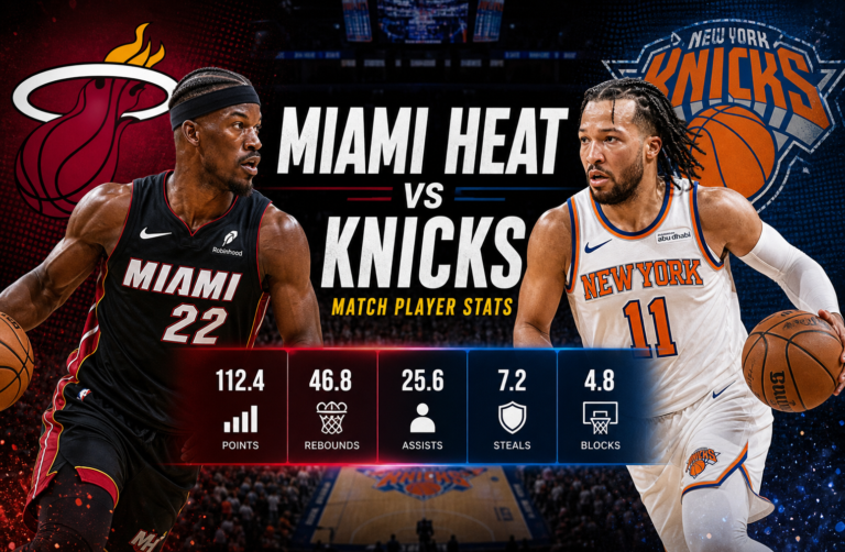 Miami Heat vs Knicks Match Player Stats