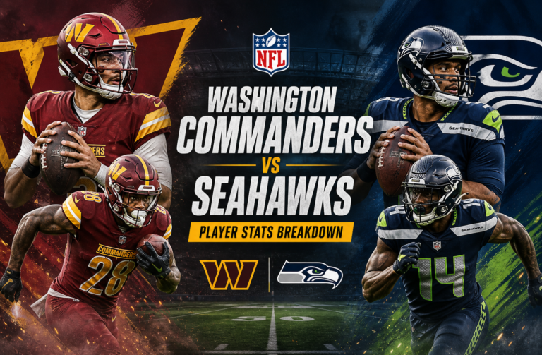 Washington Commanders vs Seahawks Match Player Stats