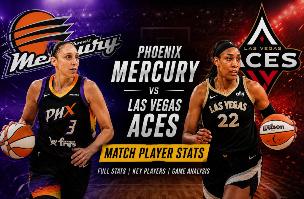 Phoenix Mercury vs Las Vegas Aces Match Player Stats