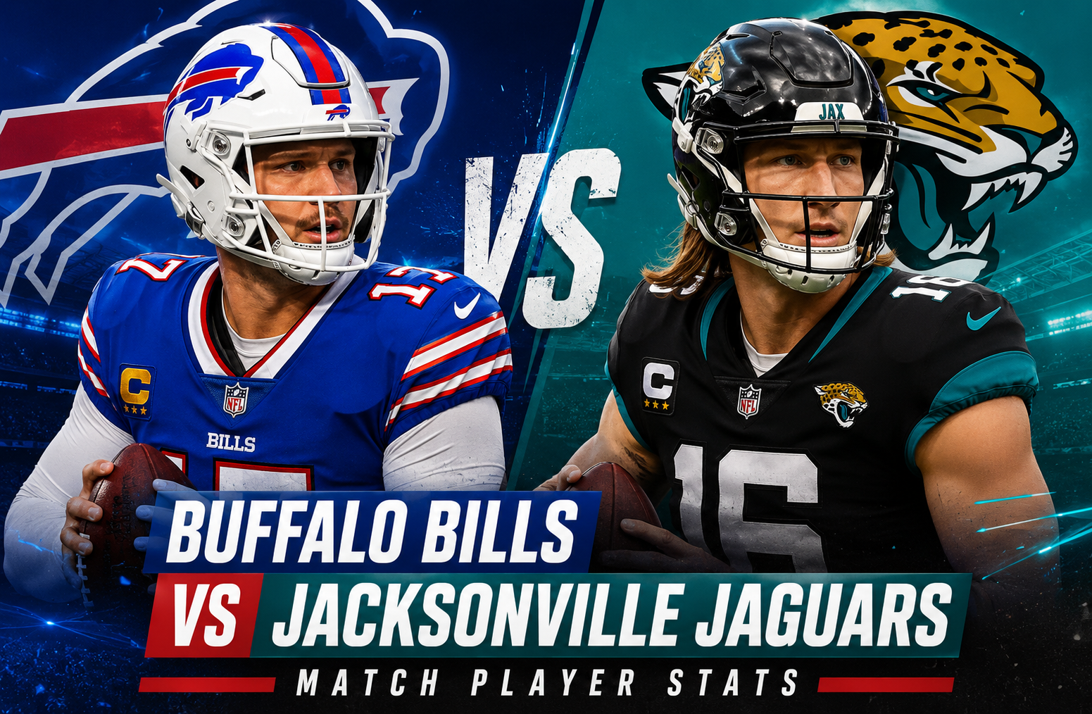 Buffalo Bills vs Jacksonville Jaguars Match Player Stats