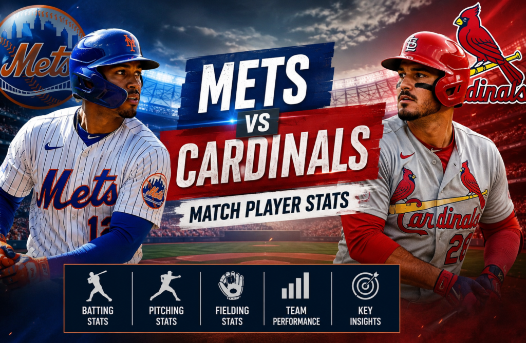 Mets Vs St. Louis Cardinals Match Player Stats