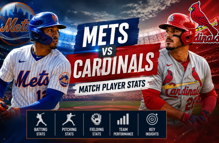 Mets Vs St. Louis Cardinals Match Player Stats