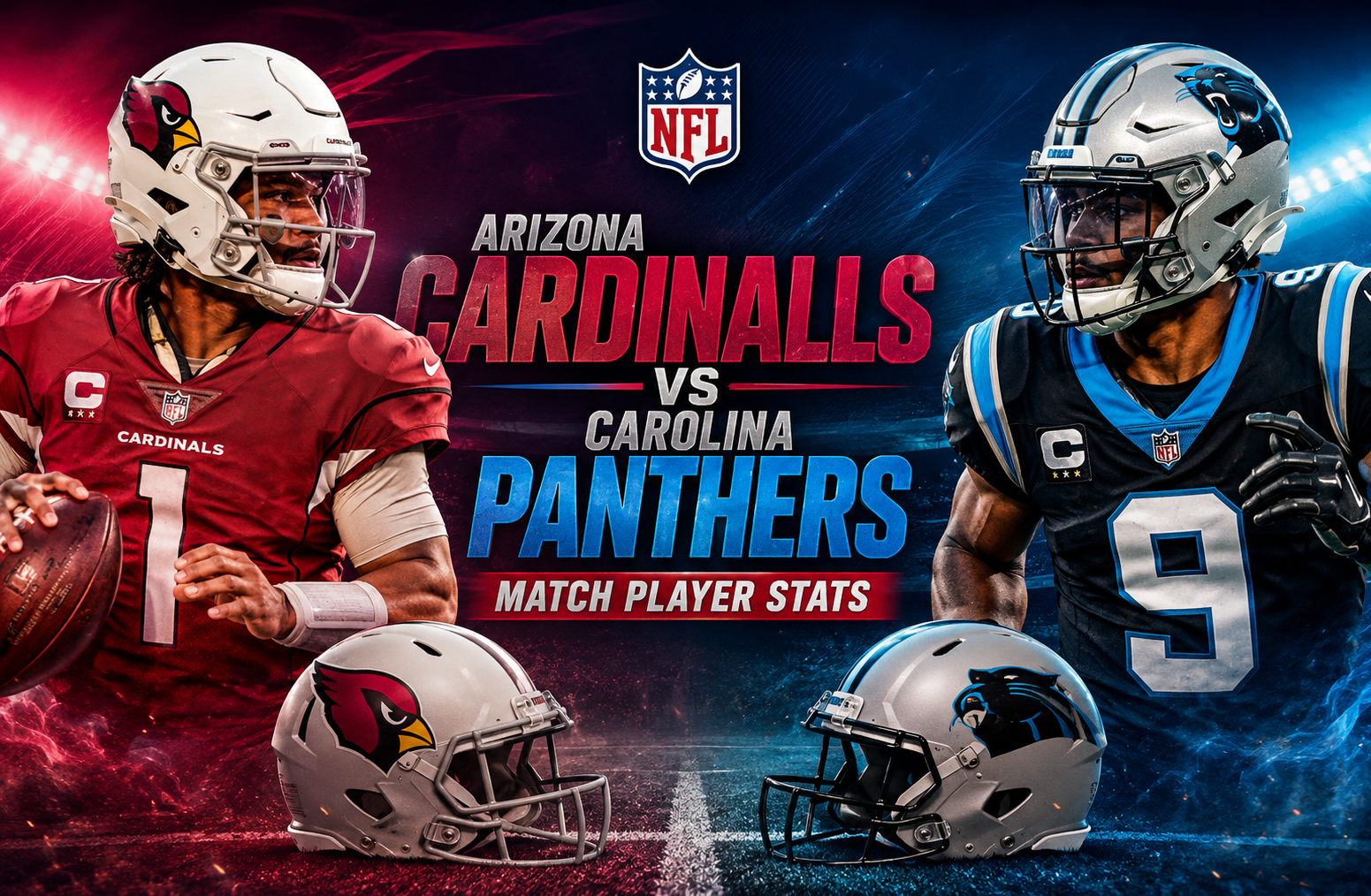 Arizona Cardinals vs Carolina Panthers Match Player Stats