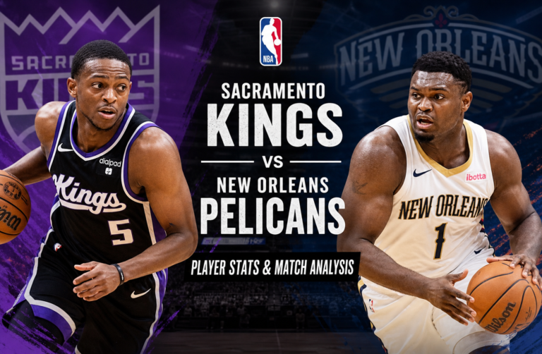 Sacramento Kings vs New Orleans Pelicans Match Player Stats
